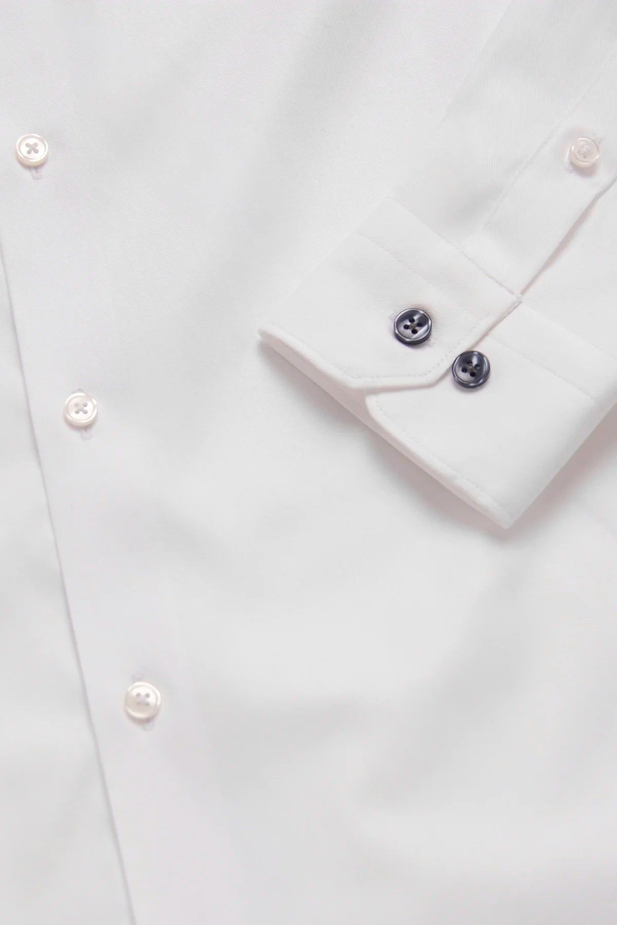 Camisa Sarga Algodón Blanco